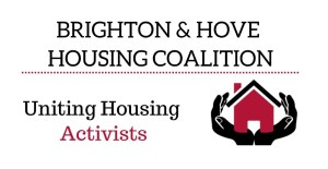 Logo for the campaign group Brighton & Hove Housing Coalition
