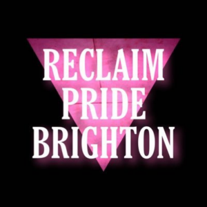 Logo for the campaign group Reclaim Pride